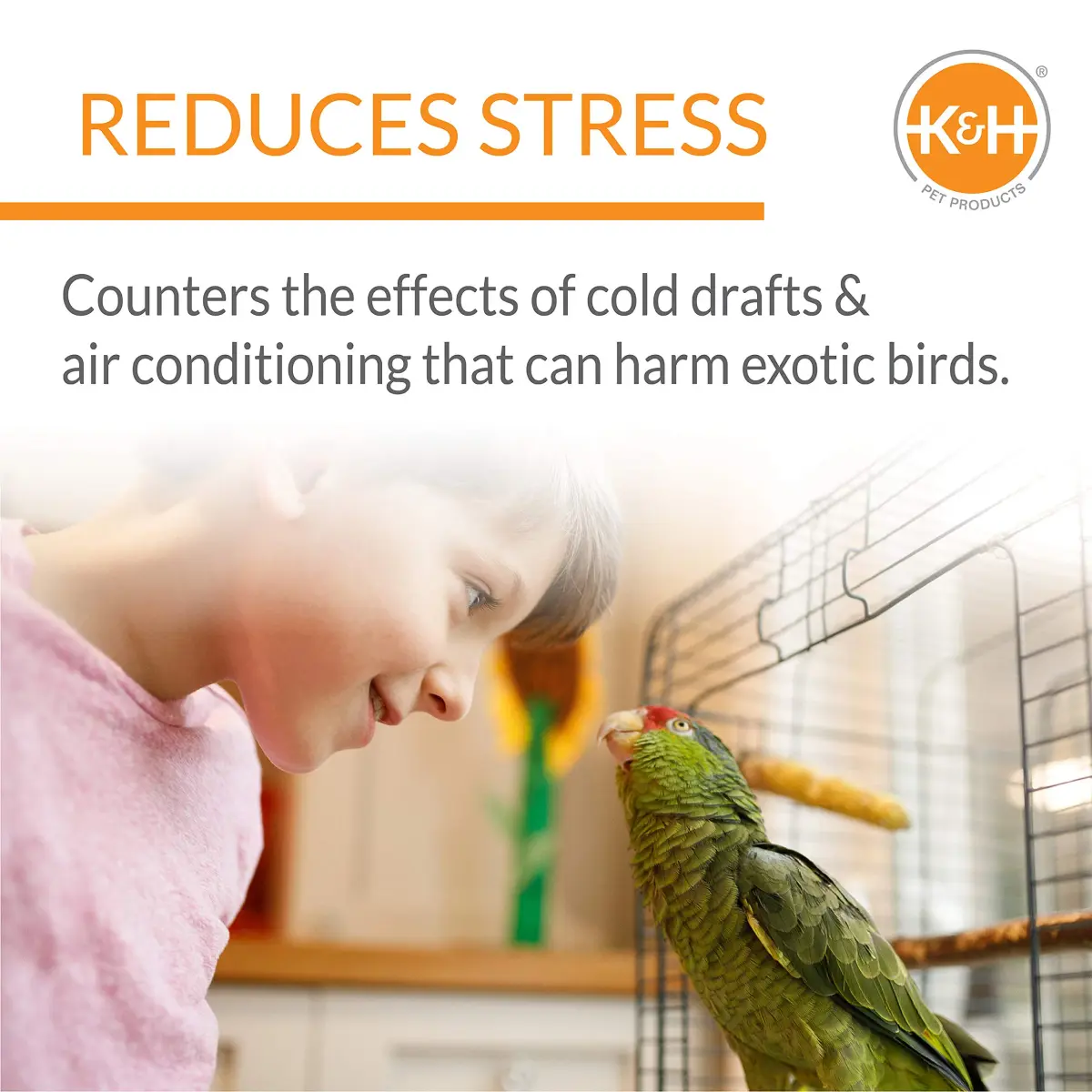 K&H Pet Products Snuggle-Up Bird Warmer 17.8 cm (7x4 in) | Low Voltage Bird Cage Heater for Exotic Birds - view 4