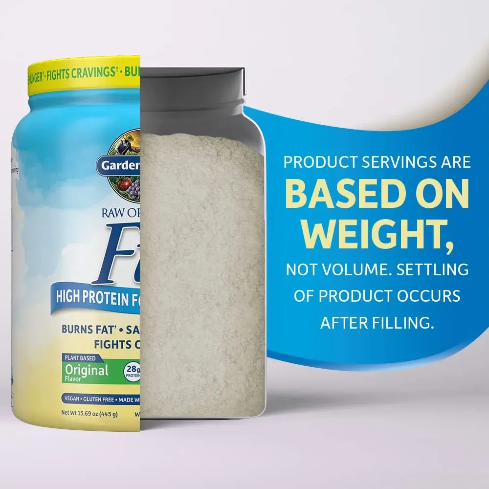 Garden of Life Raw Organic Fit Vegan Protein Powder Original 427g (14 Oz) | 28g Plant Protein for Weight Management - view 5