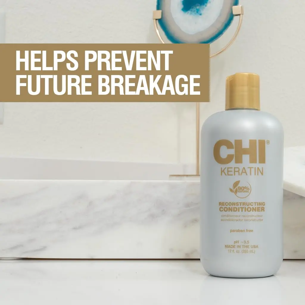 CHI Keratin Reconstructing Conditioner 12 Oz | Restores Moisture & Strengthens Hair - view 2
