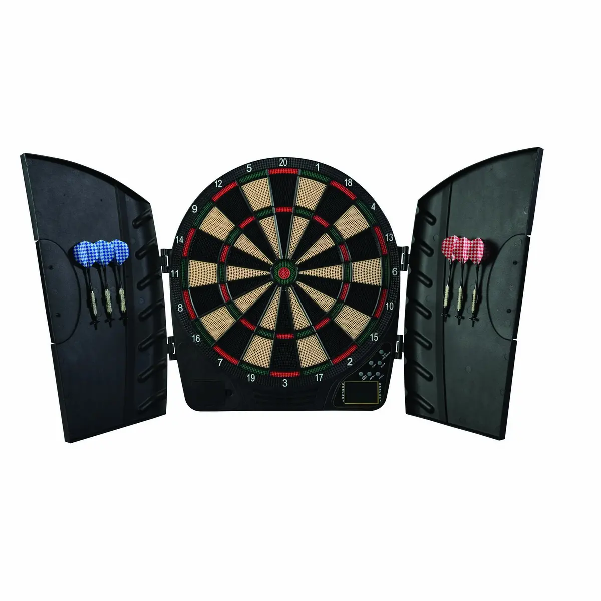 Franklin Sports Electronic Dart Board Set + Cabinet - FS3000 | 15.5" Soft Tip Darts for Family & Game Room - view 4