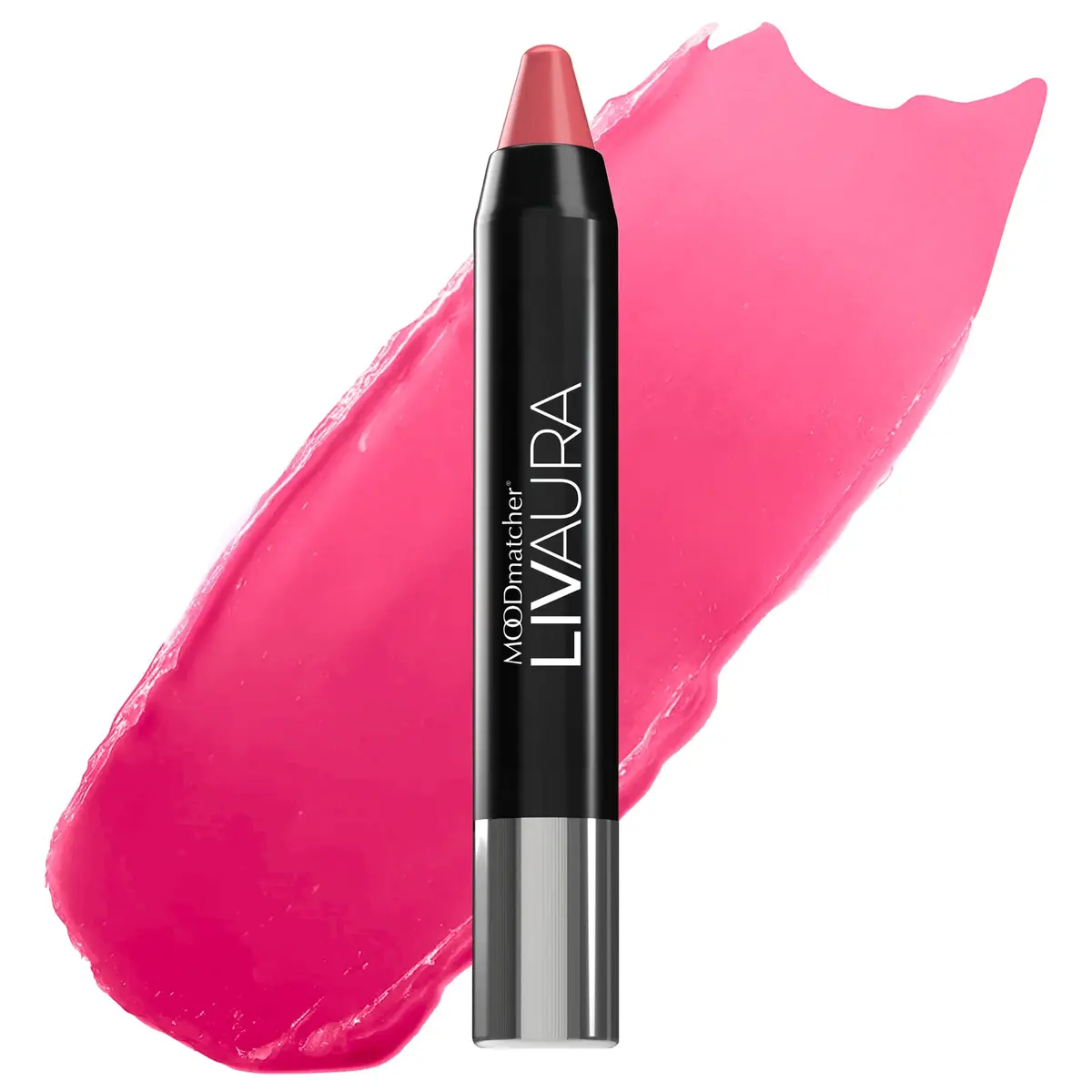 MOODmatcher LIVAURA Long Lasting Twist Stick Lipstick – Color Changing Moisturizing Cream Lipstick, Smudge Proof, Easy to Apply, Made in USA (Pink) - main product image