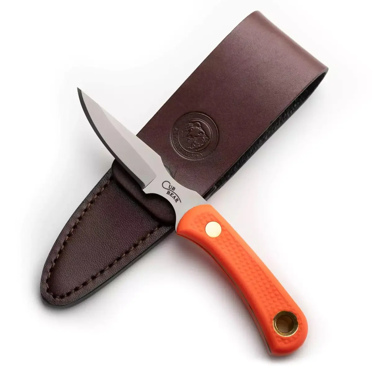 Knives Of Alaska Cub Bear Caping Knife, Orange | Fine Detail Hunting Tool with SureGrip Handle - view 2