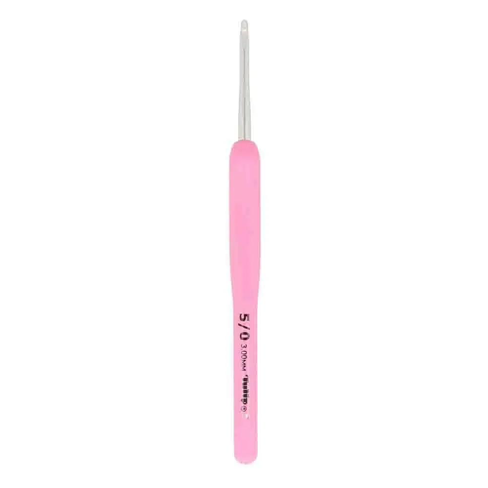 Tulip Etimo Rose Crochet Hook 5/3mm | Comfortable Silicone Handle for Easy Crochet - main product image