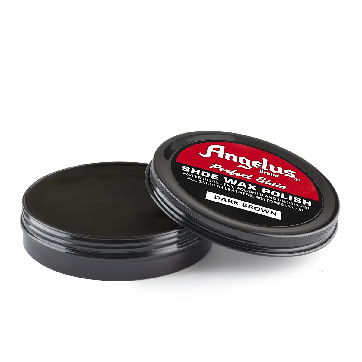 Angelus Shoe Wax Polish 3oz (Dark Brown) | Water-Repellent Leather Care for Boots & Saddles - view 2