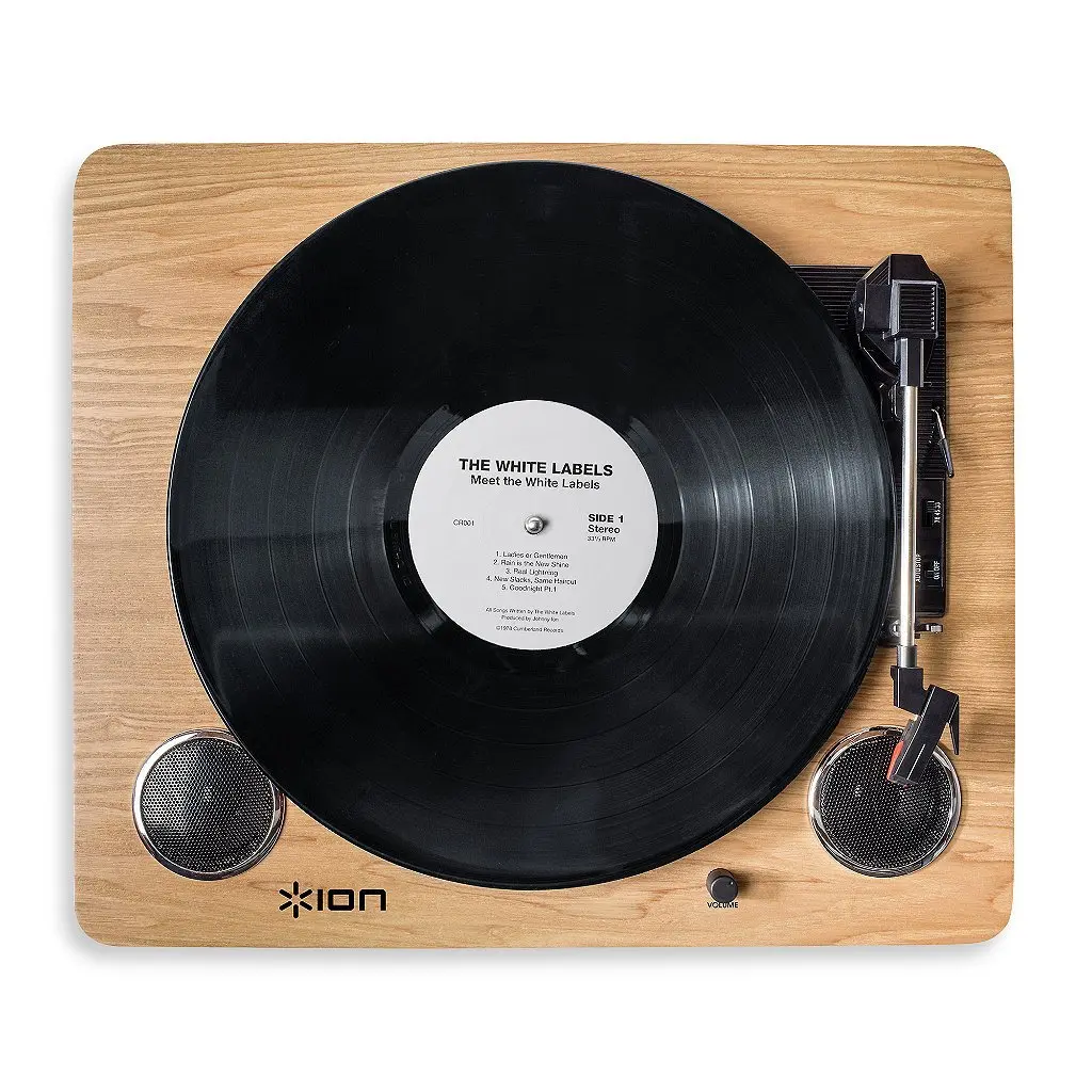 ION Archive LP Turntable with Built-In Speakers & Digital Conversion | 33/45/78 RPM, Diamond Stylus - view 3