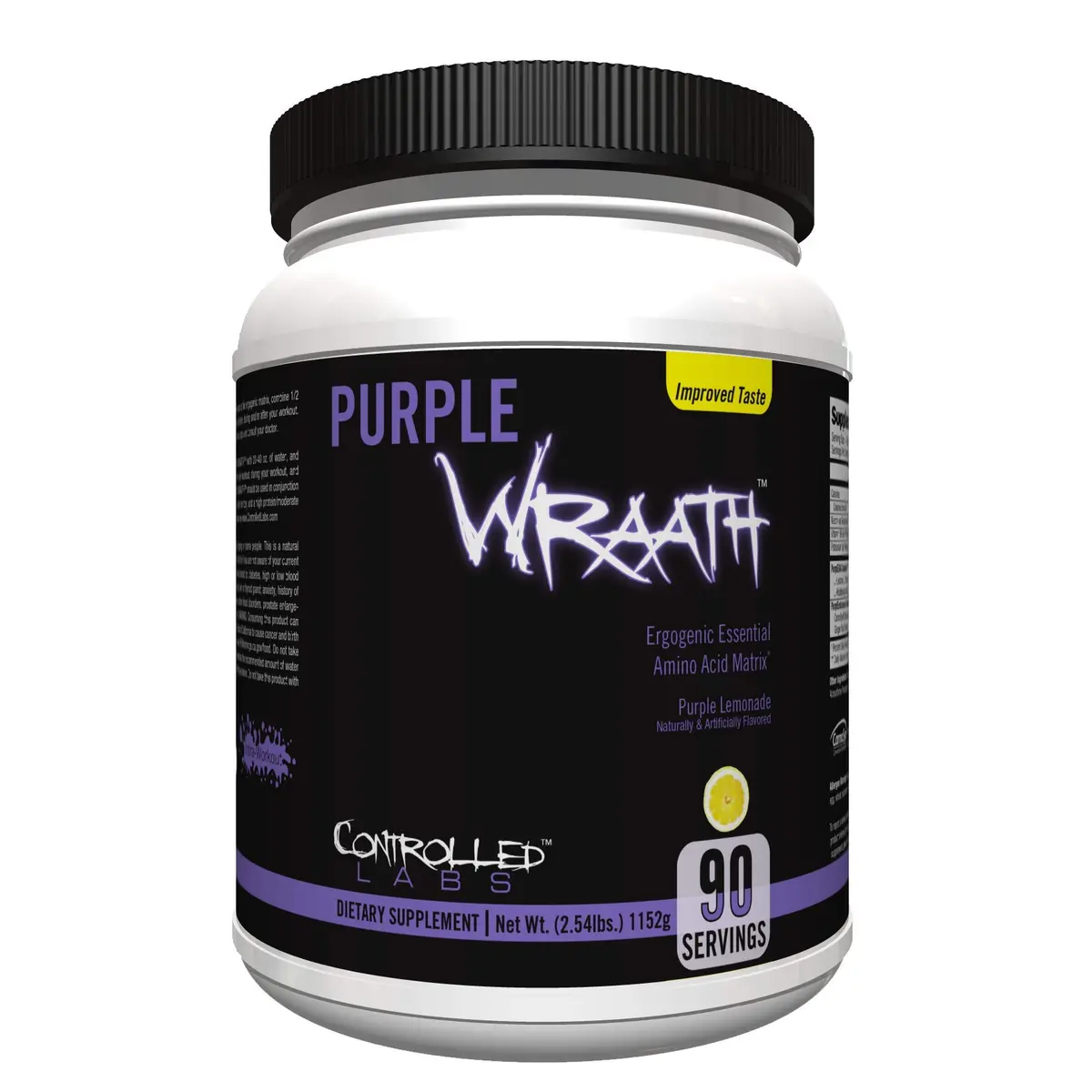 CONTROLLED LABS Purple Wraath BCAA & EAA Amino Acid Supplement 2.44lb | Supports Lean Gains & Recovery - main product image