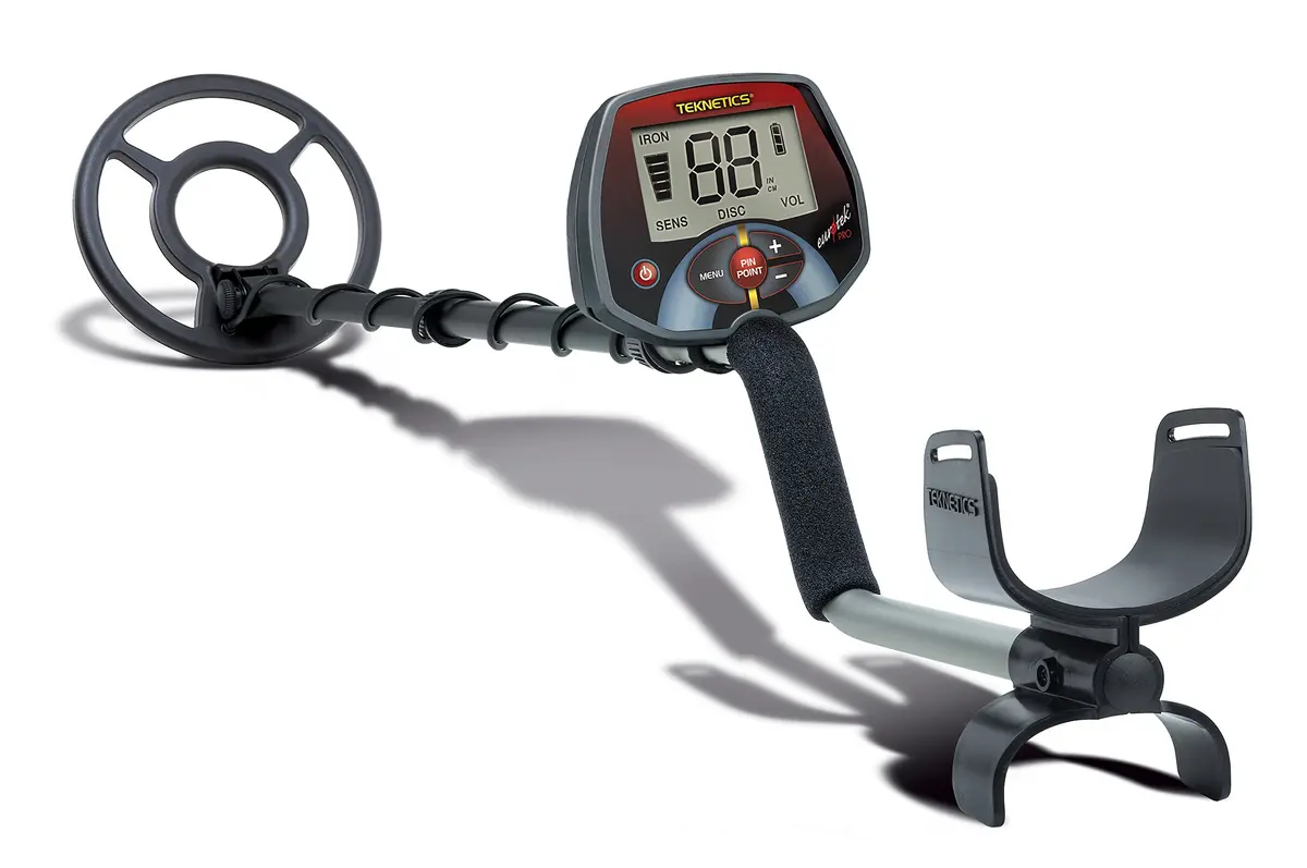 Teknetics EuroTek PRO Metal Detector with 8-Inch Concentric Coil | Iron Tone & Fast Target Separation - main product image