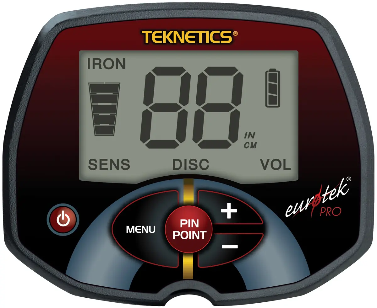 Teknetics EuroTek PRO Metal Detector with 8-Inch Concentric Coil | Iron Tone & Fast Target Separation - view 2