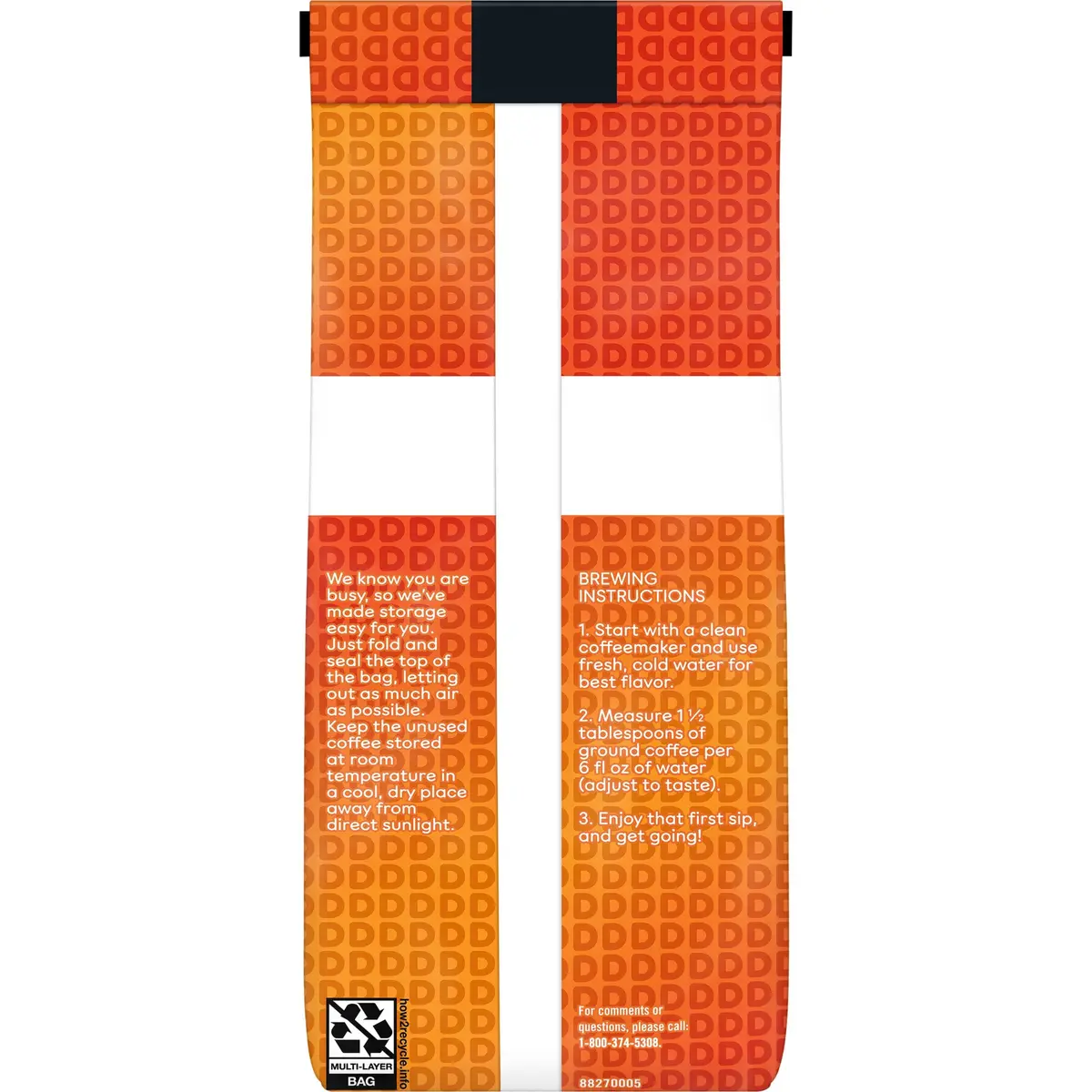 Dunkin' Donuts Midnight Dark Roast Ground Coffee 295ml (11 Oz) | Bold, Rich Flavor - view 9