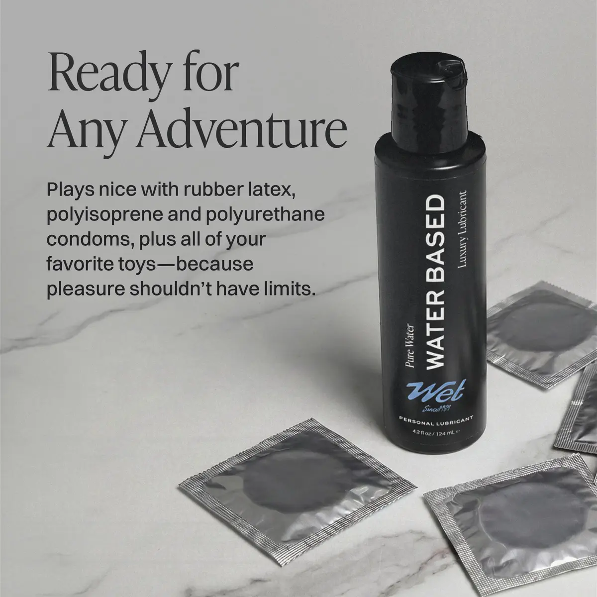 Wet Water-Based Lubricant 3 Fl Oz | Long-Lasting, pH-Balanced, Toy Safe - view 4