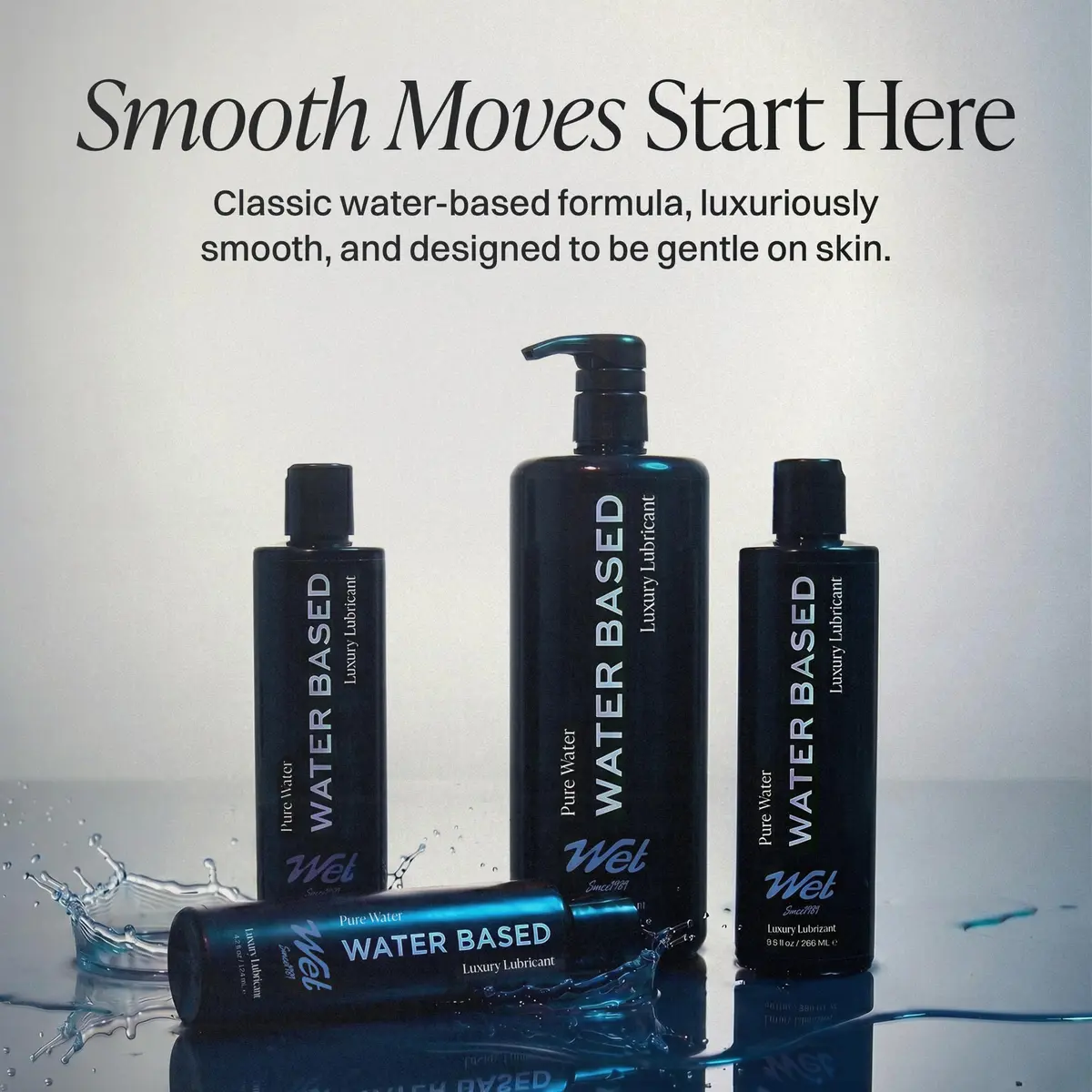 Wet Water-Based Lubricant 3 Fl Oz | Long-Lasting, pH-Balanced, Toy Safe - view 2