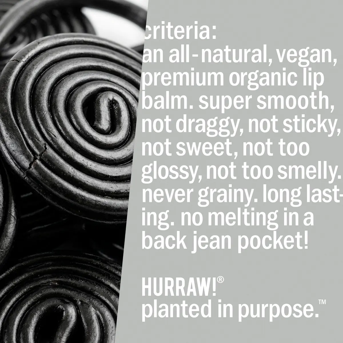 Hurraw! Licorice Lip Balm 4.8g | Organic, Vegan & Cruelty-Free - view 6
