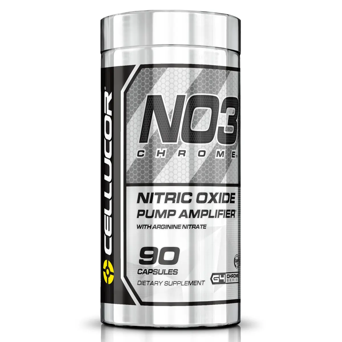 Cellucor NO3 Chrome Nitric Oxide Supplements with Arginine Nitrate for Muscle Pump & Blood Flow, 90 Capsules (30 Servings) - main product image