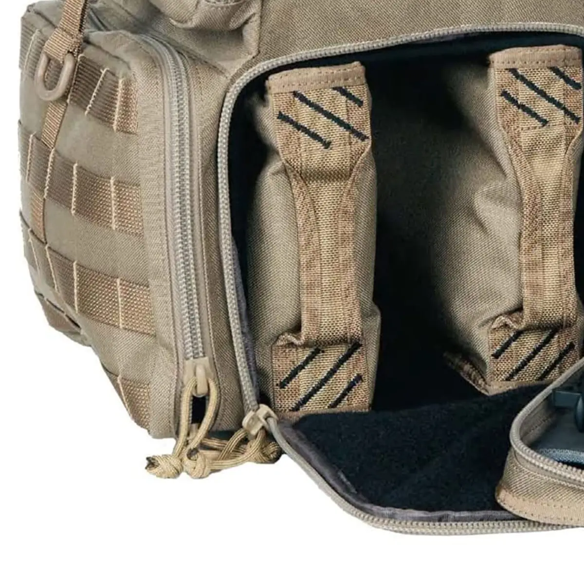G.P.S. Tactical Range Backpack | Tan | 3 Handguns Capacity | Waterproof | Durable - view 6