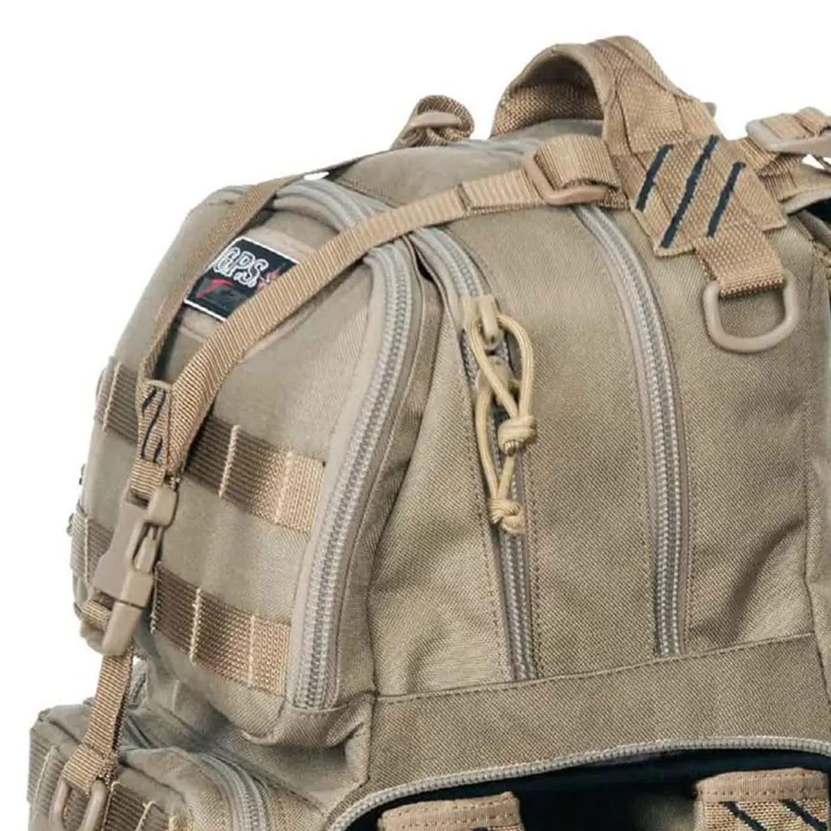 G.P.S. Tactical Range Backpack | Tan | 3 Handguns Capacity | Waterproof | Durable - view 2