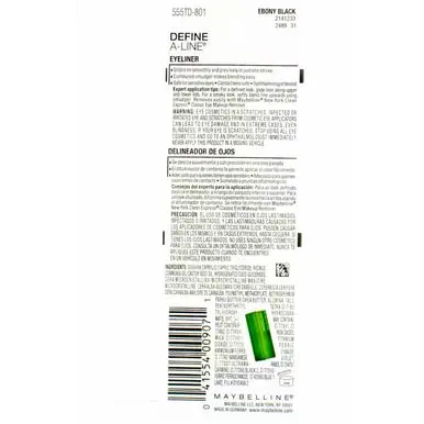 Maybelline Define-A-Line Eyeliner, Ebony Black | Precise, Smudge-Free, Effortless Application - view 10