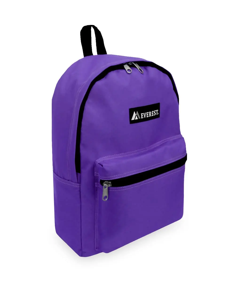 EVEREST Basic Backpack 15" Dark Purple 13.9 L (0.3 kg) | Lightweight Casual Daypack for Travel & School - main product image