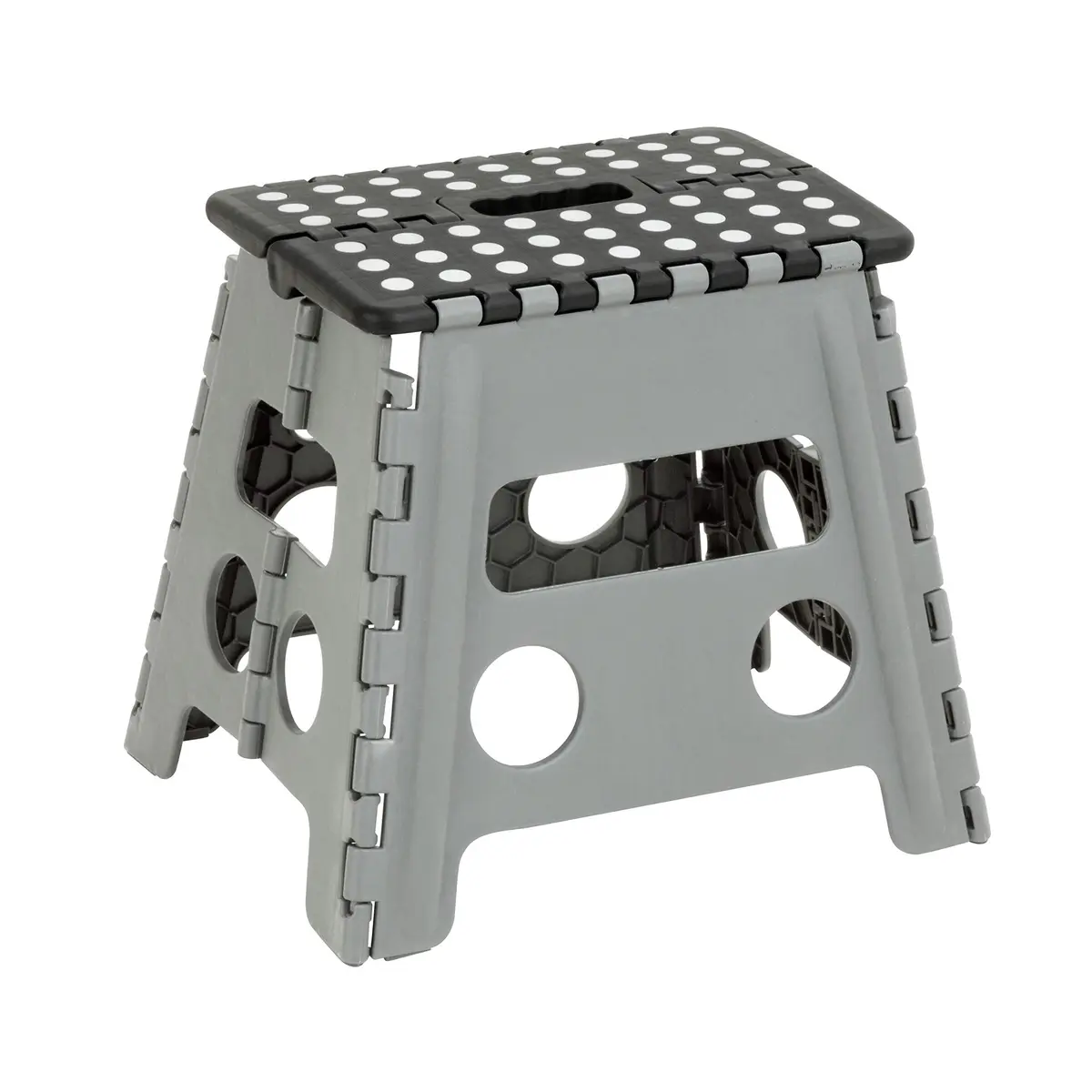 Honey-Can-Do Folding Step Stool with Anti-Slip Surface, 12.8-Inch Height, 300 lbs Capacity | Compact & Portable for Home Use - main product image
