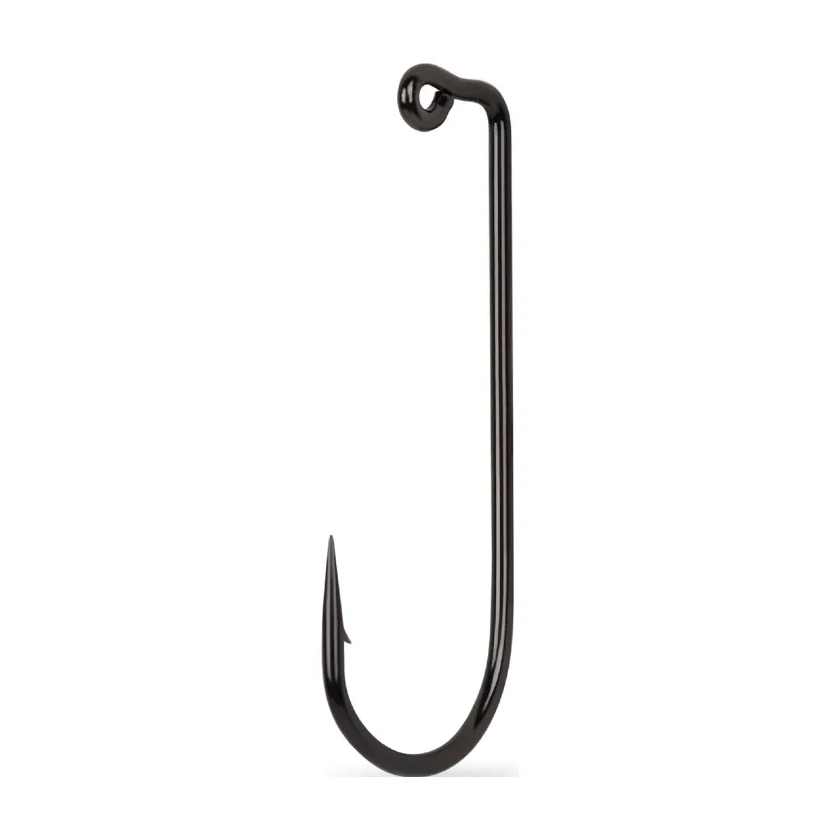 Mustad Jig Hook 3/0 | 90 Degree, 2X Strong, Black Nickel, 100-Pack for Bass - main product image