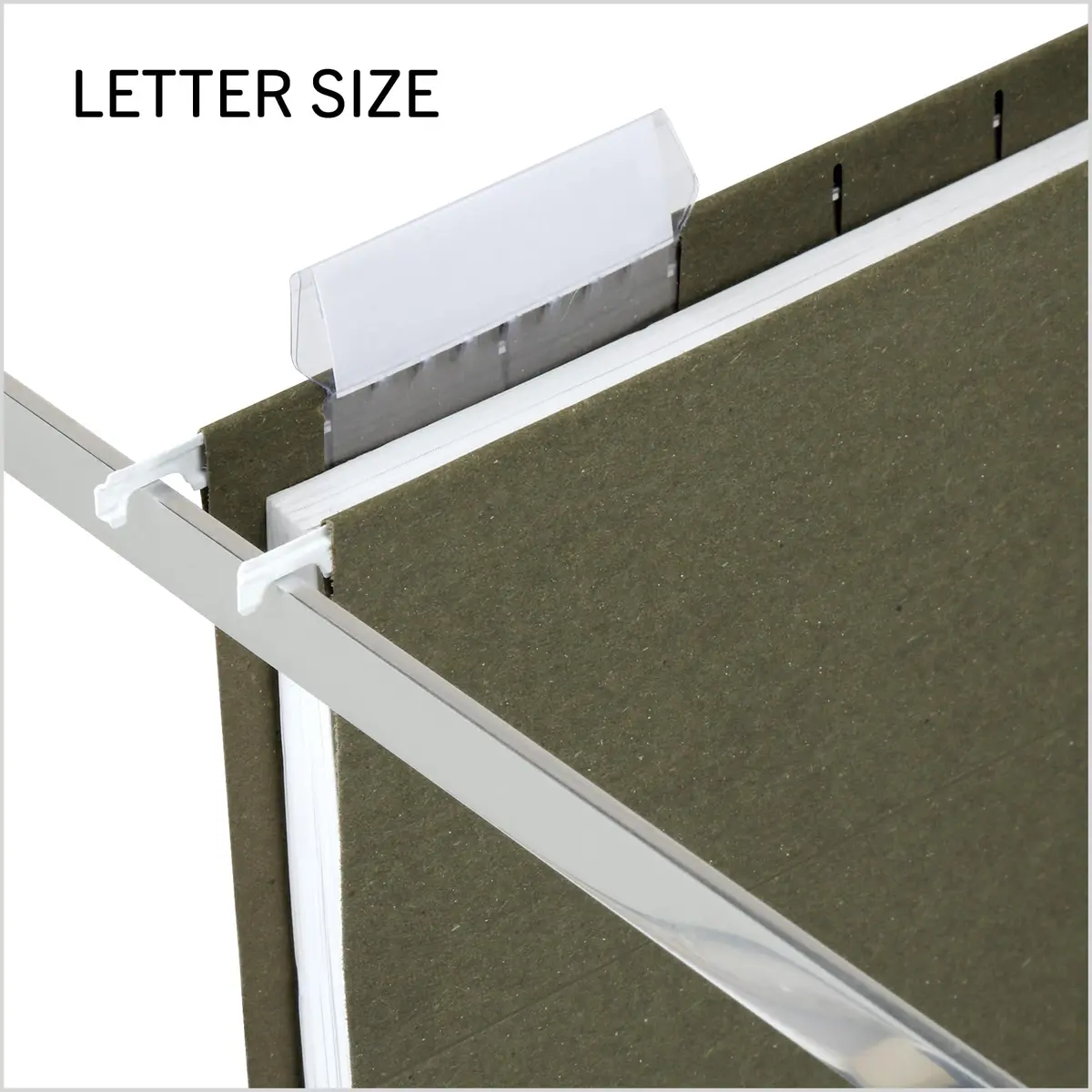 Pendaflex Hanging File Folders, 25 Pack, Green, Letter Size | Everyday Organization - view 2