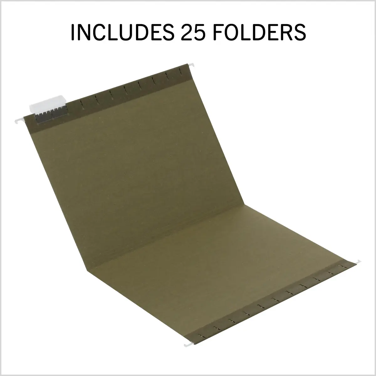 Pendaflex Hanging File Folders, 25 Pack, Green, Letter Size | Everyday Organization - view 3
