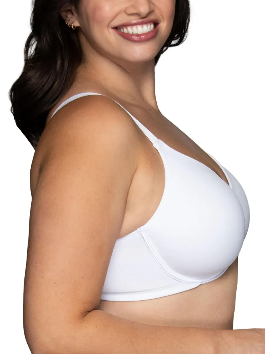 Vanity Fair Women's Beauty Back Smoothing Minimizer Bra, Minimizes Bust Line up to 1.5", Non Padded Cups up to H - Star White, 38DDD - view 2