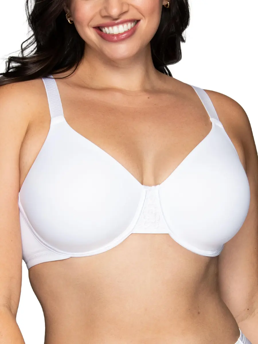 Vanity Fair Women's Beauty Back Smoothing Minimizer Bra 38DDD (38DDD / 102cm) | Minimizes Bust Line up to 1.5" for a Sleek Look — Star White / 42DDD - main product image