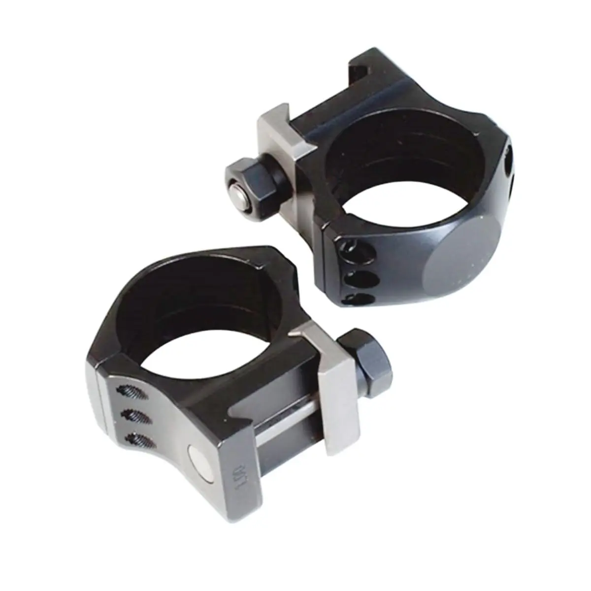 Nightforce X-Treme Duty Ultralite Scope Rings | 34mm, Titanium Crossbolts, 6-Screw, Black, 1.0" Medium - view 4