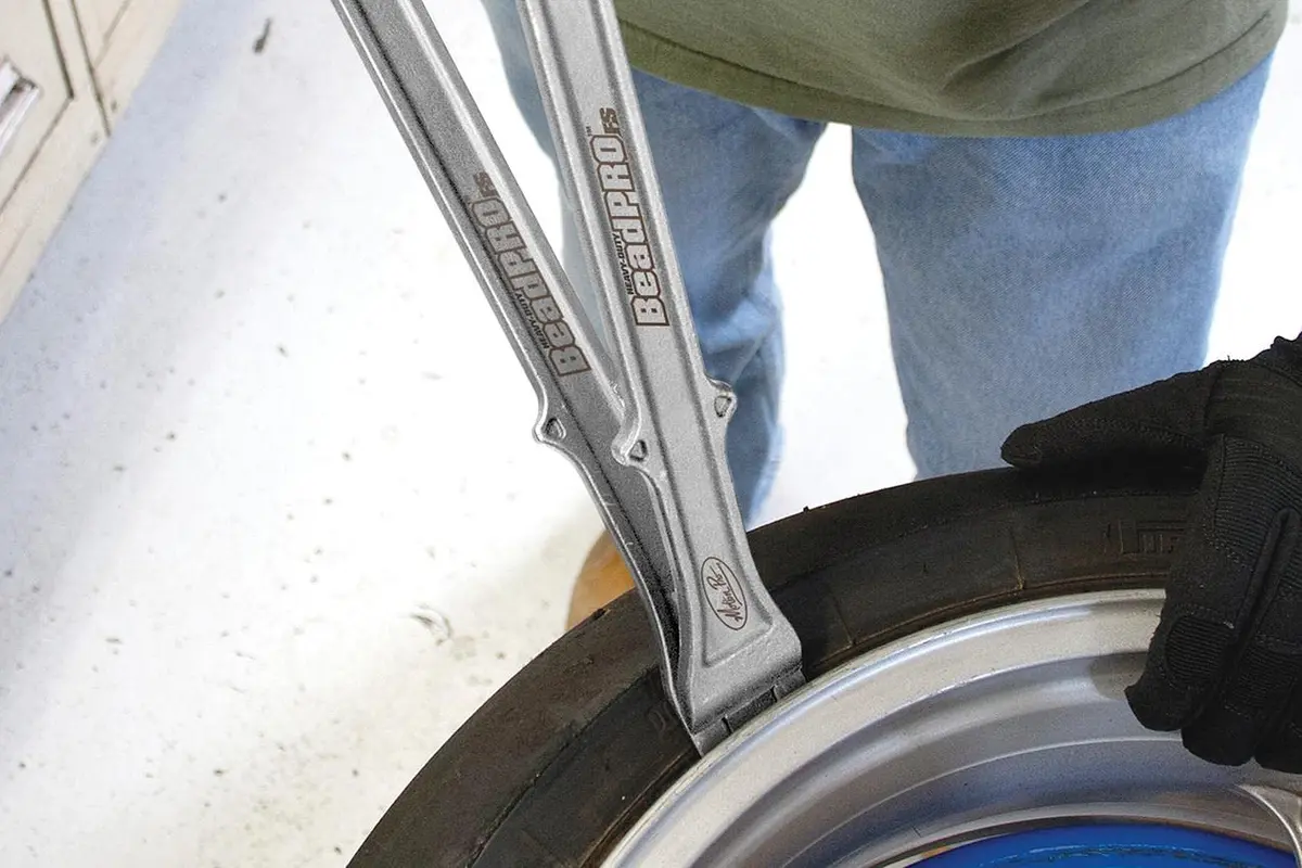 Motion Pro BeadPro Forged Steel Tire Bead Breaker & Lever Set 16" | Heavy Duty Motorcycle Tire Tool - view 2