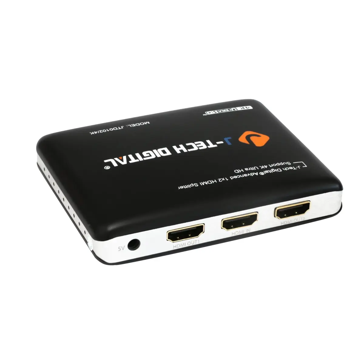 J-Tech Digital 1x2 HDMI Splitter 4K Ultra HD 3840x2160 | Supports 3D & Deep Color - view 2