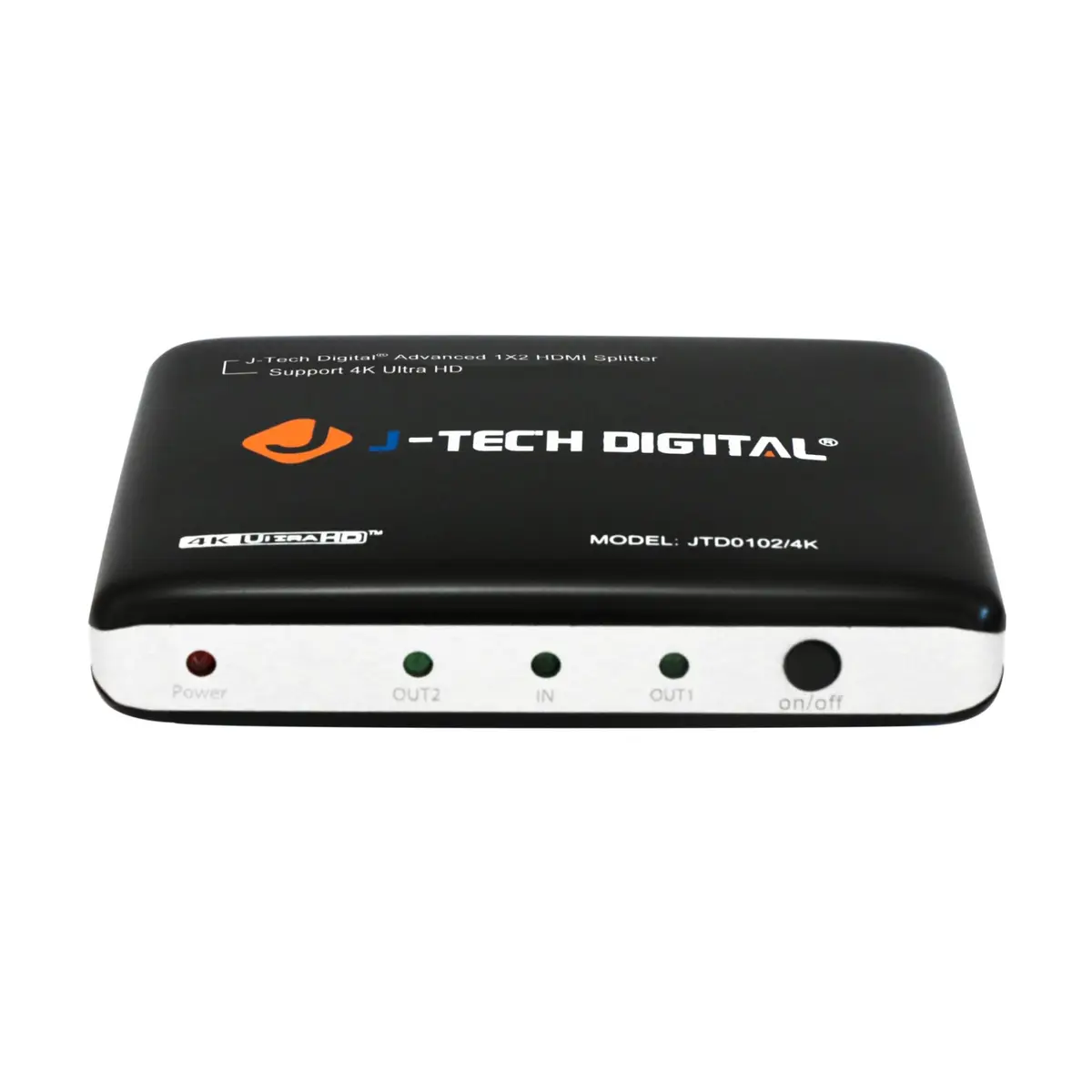 J-Tech Digital 1x2 HDMI Splitter 4K Ultra HD 3840x2160 | Supports 3D & Deep Color - view 3