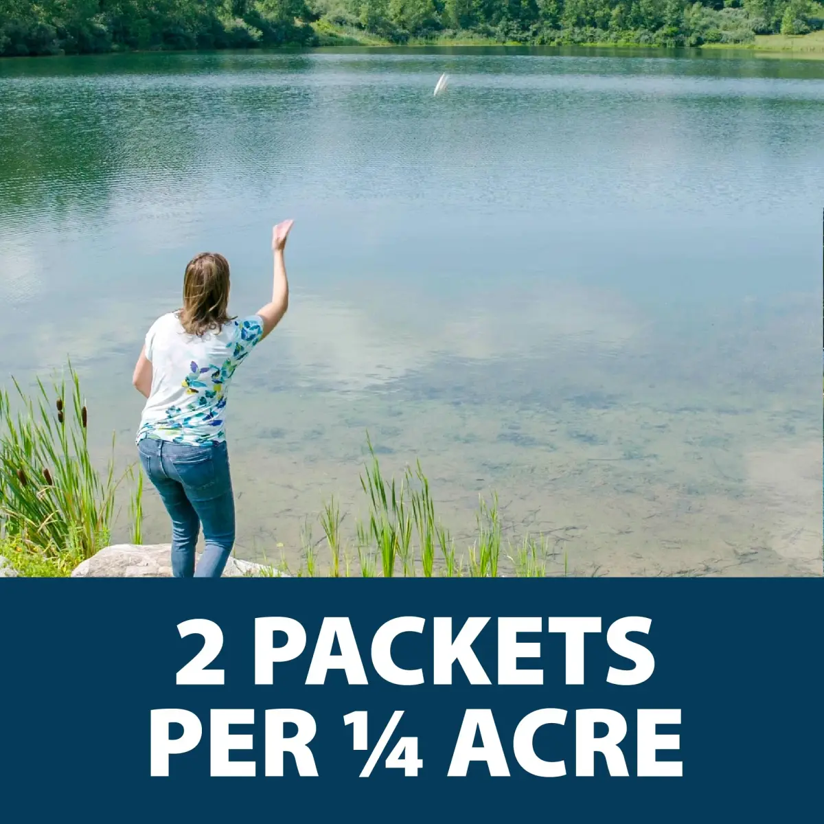Airmax PondClear Beneficial Bacteria Packets 96 Count | 20 Years Industry Leading Water Clarifier - view 5