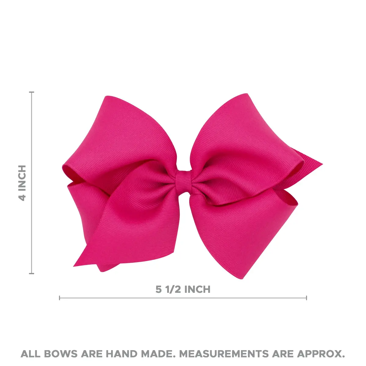 Wee Ones Baby Girls' Small King Classic French Satin Hair Bow on a WeeStay clip w/Knot Wrap Center - Light Pink,One Size | Trendy & Timeless - view 5