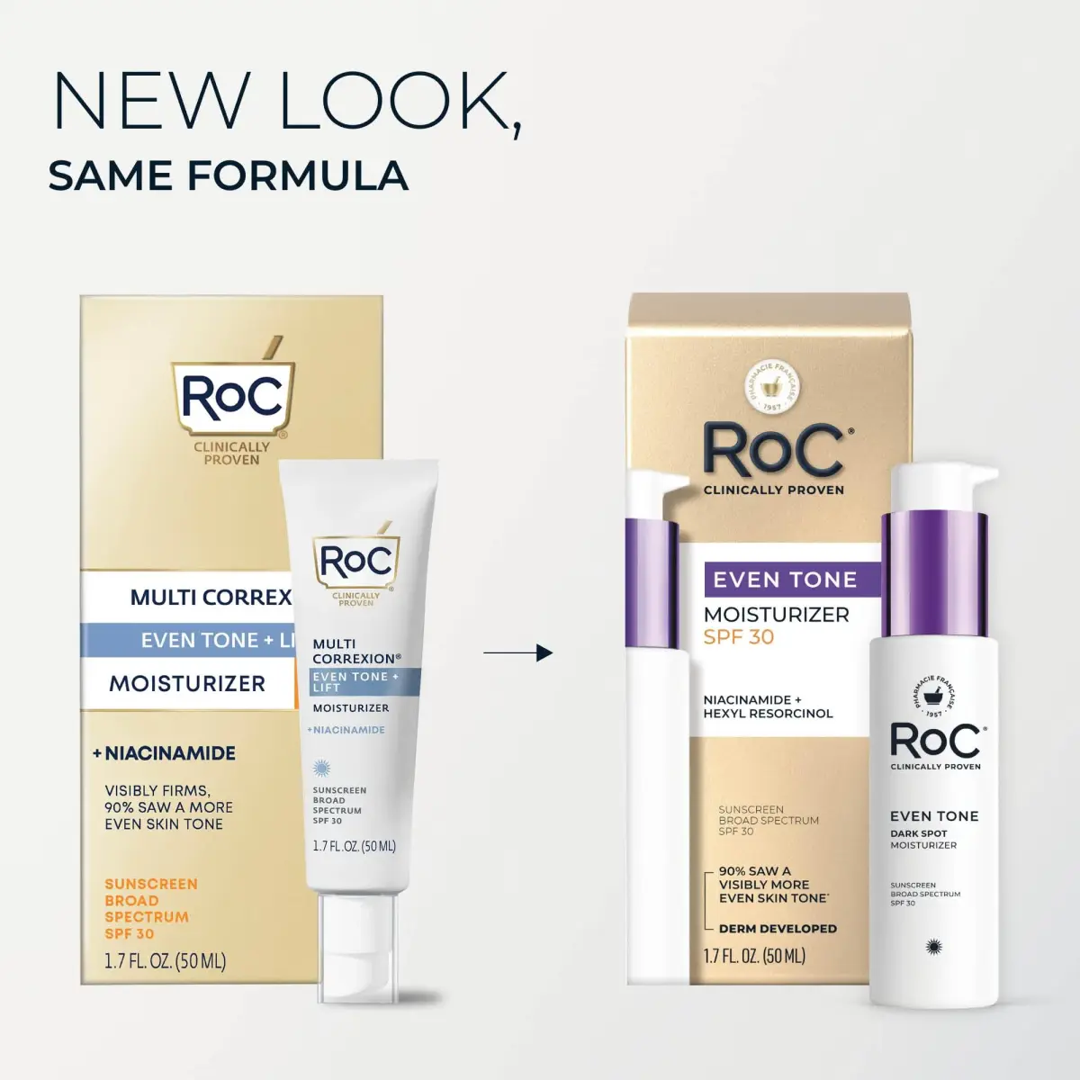 RoC Multi Correxion 5 in 1 Anti-Aging Daily Facial Moisturizer SPF 30 50ml (1.7 oz) | With Shea Butter & Hexyl-R Complex - view 2