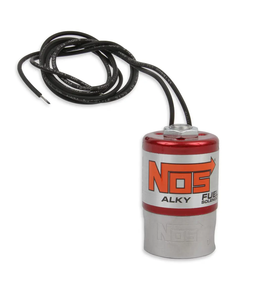 NOS 18060NOS Nitro/Alky Fuel Solenoid - Black | Steady Metered Flow for Performance - main product image