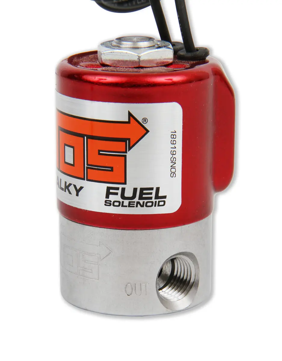 NOS 18060NOS Nitro/Alky Fuel Solenoid - Black | Steady Metered Flow for Performance - view 6