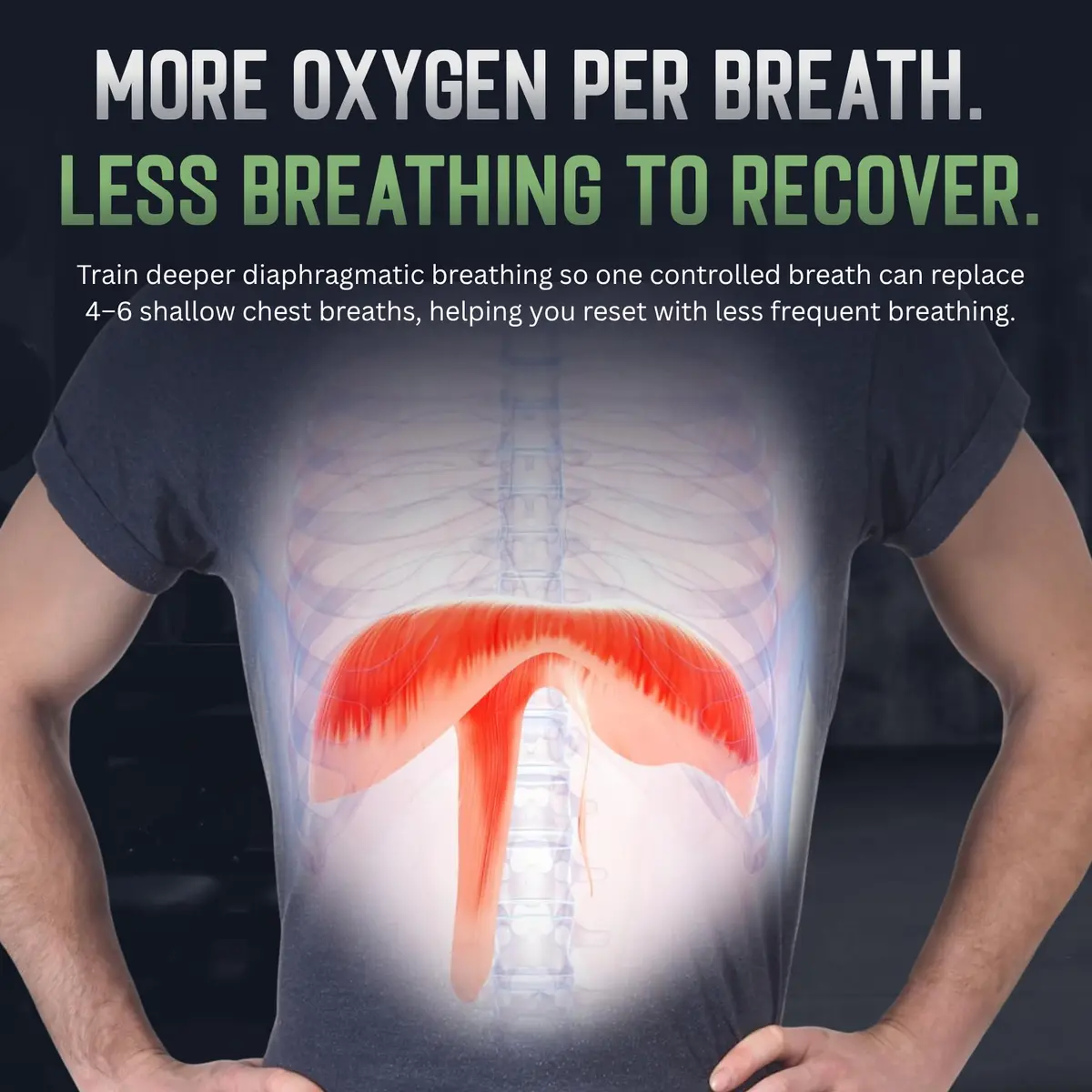O2Trainer Breathing Muscle Training Device, Green | Improve Lung Endurance & Performance - view 4