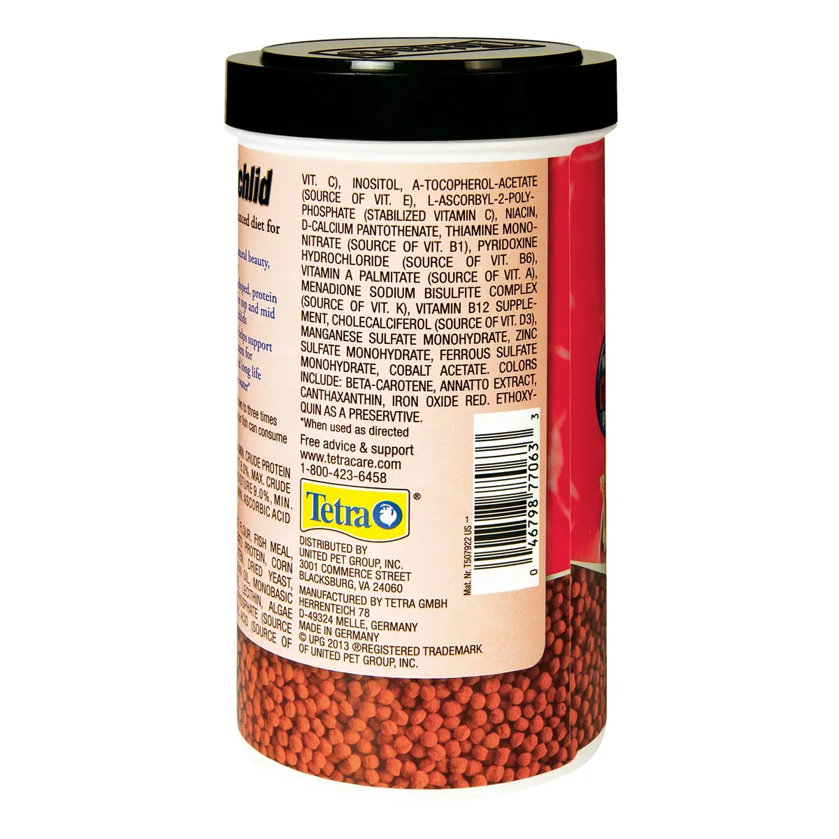 Tetra Cichlid Floating Pellets 6 Oz | Nutritionally Balanced Fish Food for Top & Mid-Water Feeders - view 3