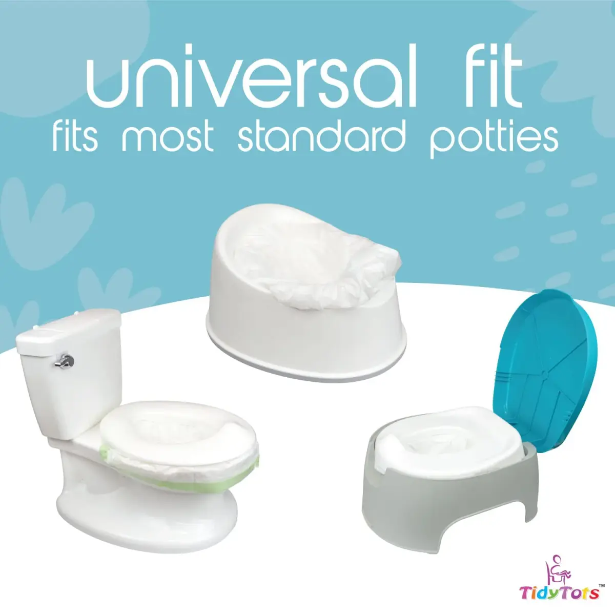 Tidy Tots Disposable Potty Chair Liners Value Pack 32 Count | Leak-Proof & Universal Fit - view 6