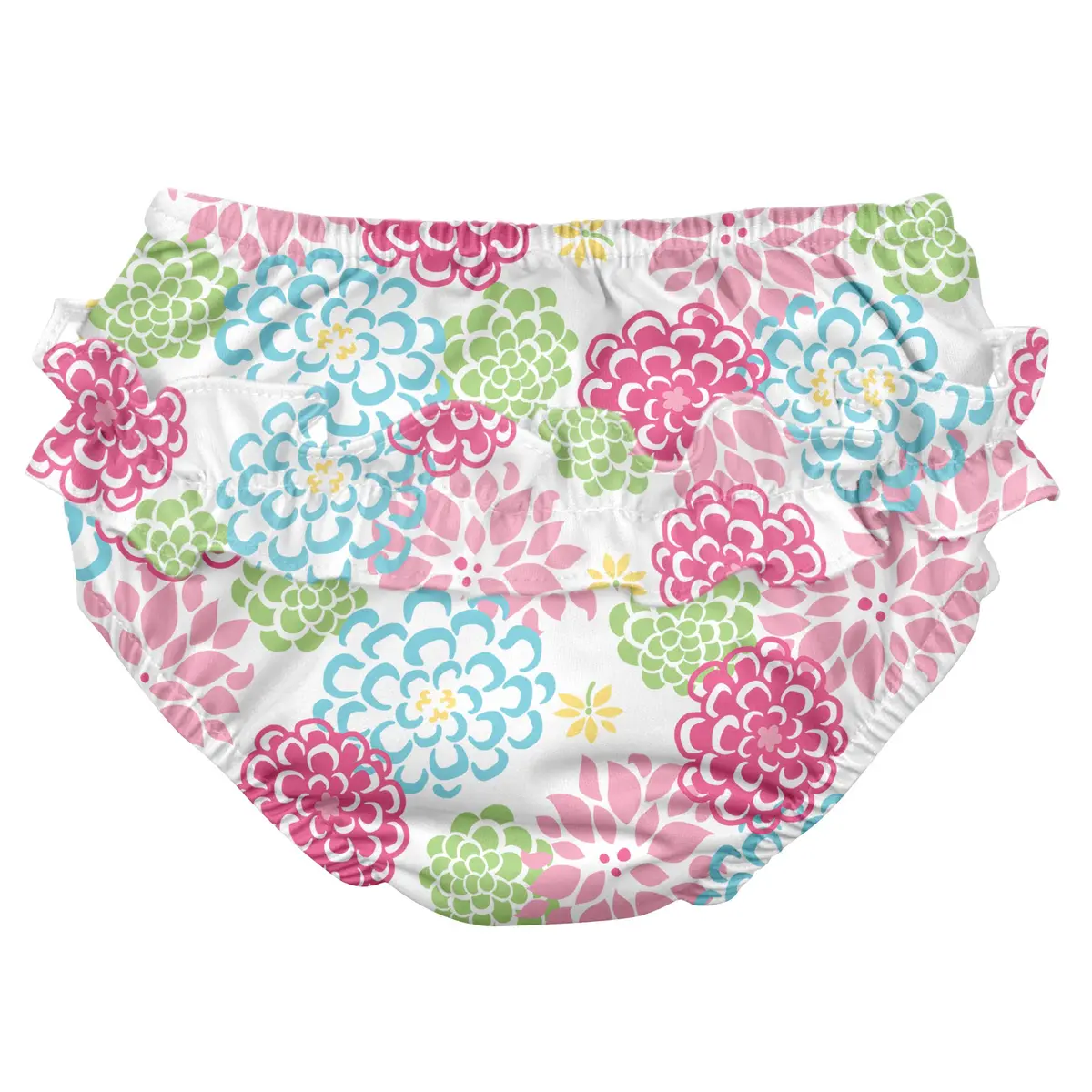 Green Sprouts Ruffle Snap Reusable Absorbent Swimsuit Diaper 18mo | Secure, Lightweight & Eco-Friendly - view 3