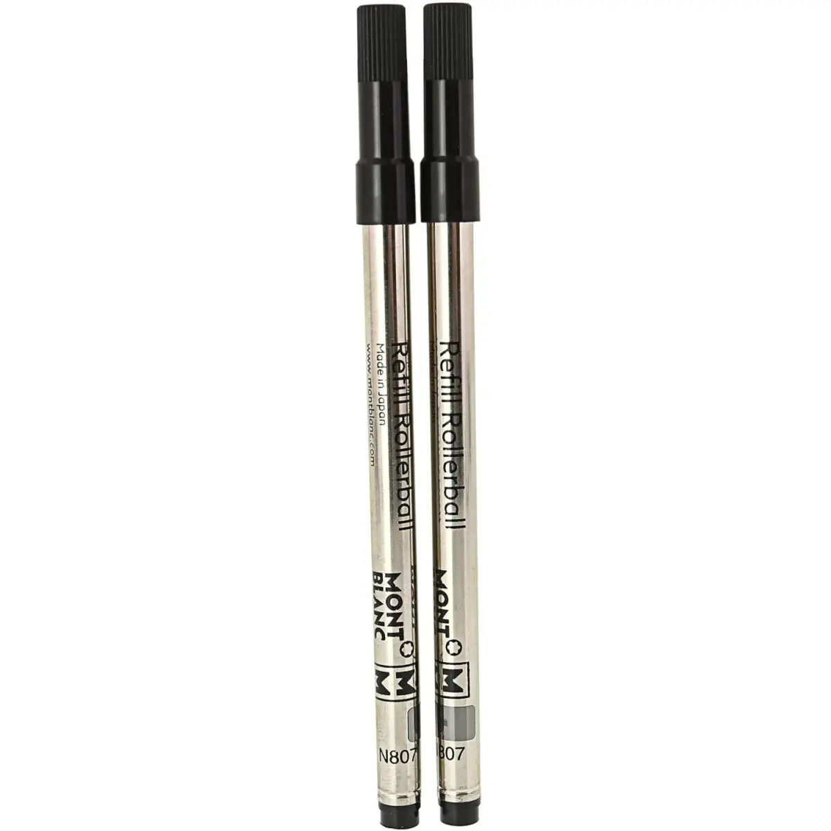 MONTBLANC Rollerball Refills M Mystery Black (2-Pack) | Smooth Writing Experience - main product image