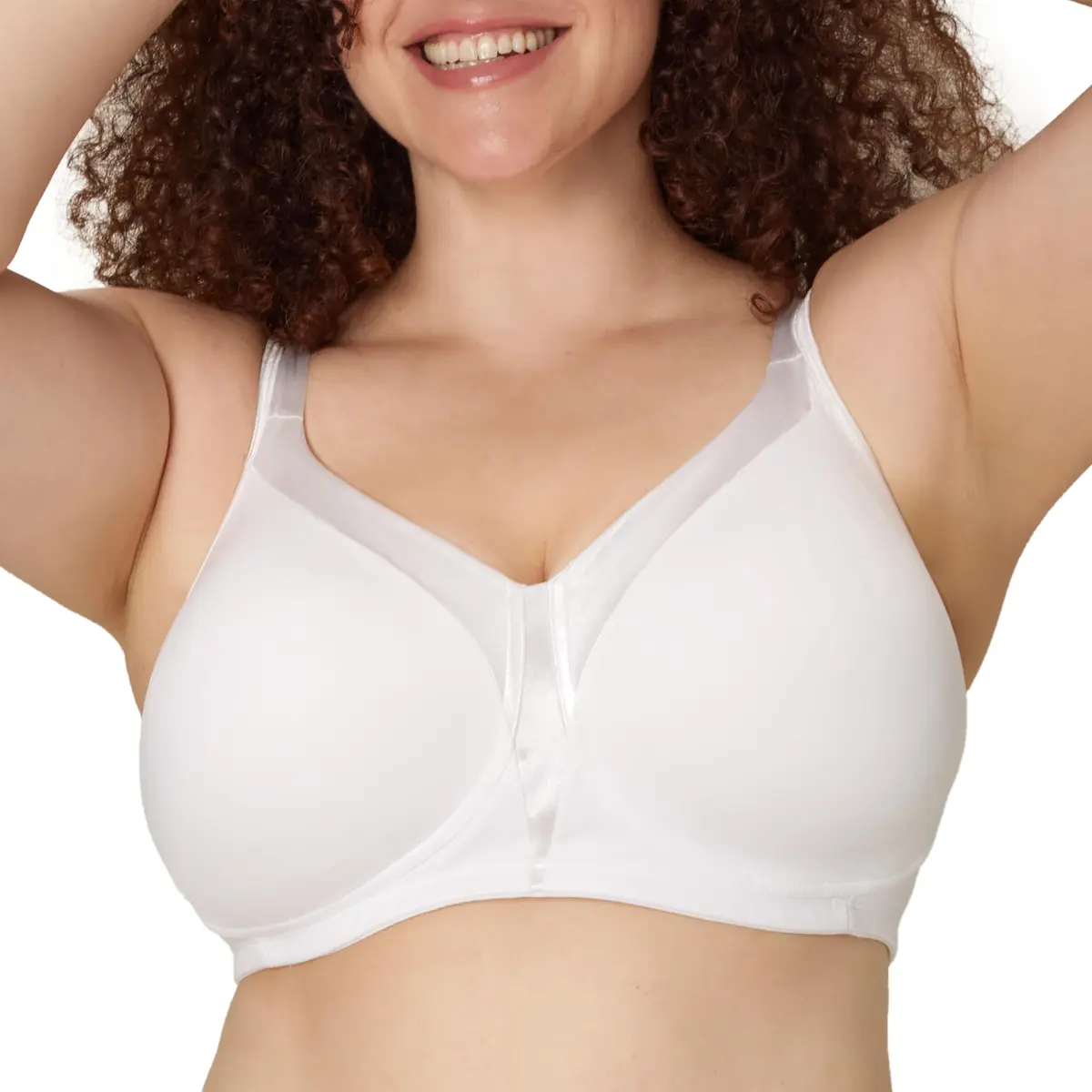PLAYTEX Women's 18 Hour Silky Soft Smoothing Wireless Bra 38B | All-Day Comfort & Support - main product image