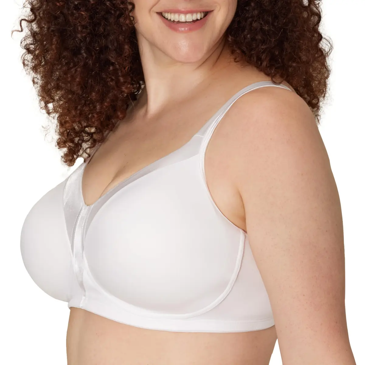 PLAYTEX Women's 18 Hour Silky Soft Smoothing Wireless Bra 38B | All-Day Comfort & Support - view 3