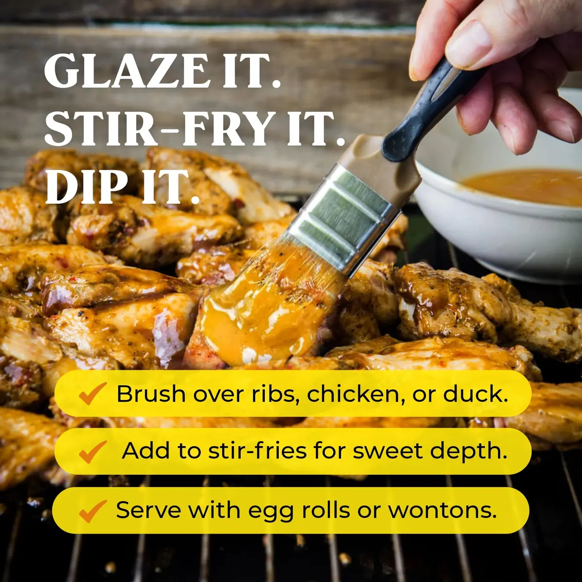 Saucy Susan Peach Apricot Original Sauce 9.5 oz | Sweet & Tangy Blend for Glazing & Dipping - view 4