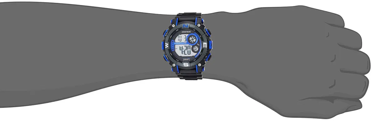 Armitron Sport Men's Quartz Sport Watch 22mm | Water-Resistant 100M, Black Camouflage - view 5