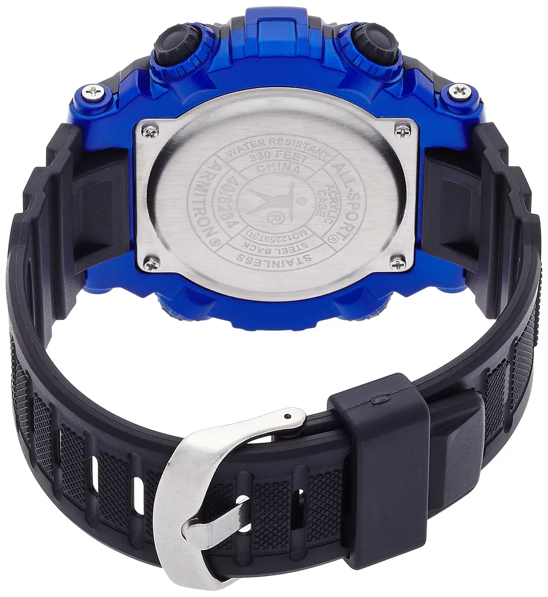 Armitron Sport Men's Quartz Sport Watch 22mm | Water-Resistant 100M, Black Camouflage - view 2