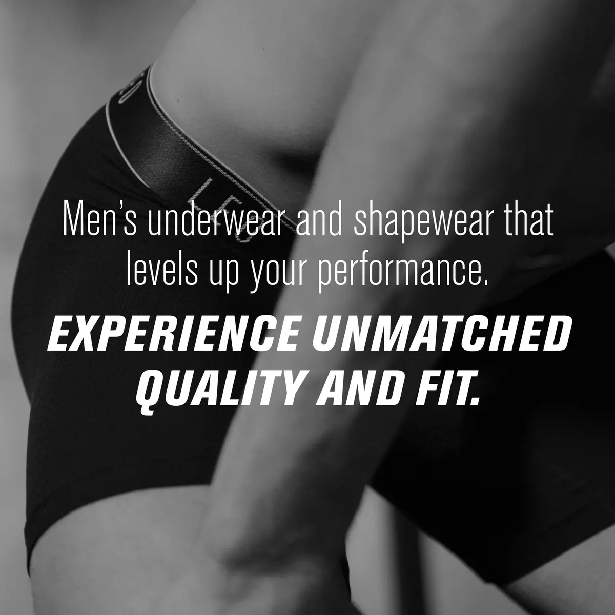 Leo Waist Slimmer Mens Underwear Girdle Compression - Tummy Control Shapewear Boxers Shorts For Men Black | Moderate Compression & Back Support - view 6