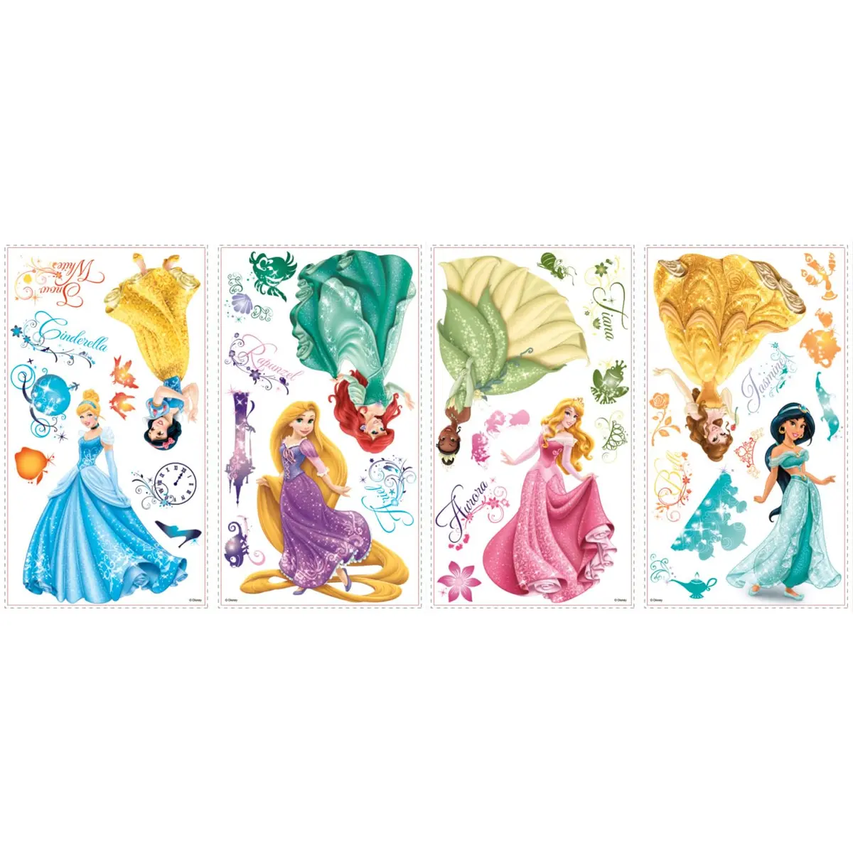 RoomMates Disney Princess Royal Debut Peel and Stick Wall Decals | 37 Count - view 4