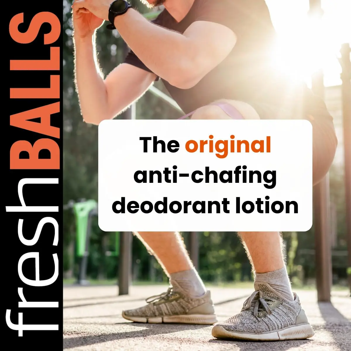 Fresh Body FB Fresh Balls Cream 3.4 fl oz | Men's Anti-Chafing & Deodorant Lotion - view 2