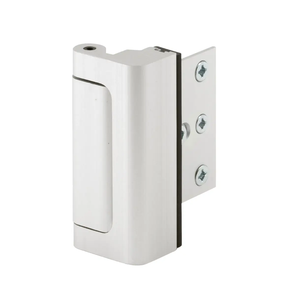 PRIME-LINE U 10827 Door Reinforcement Lock 7.6 cm (3 In.) | Heavy Duty Security Stop for Swing-In Doors - main product image
